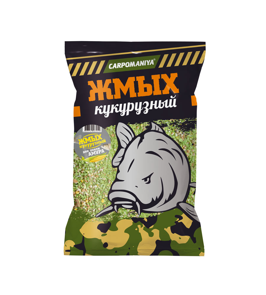 Жмых кукурузный КАРПОМАНИЯ (для ловли амура)(сыпуха)(1кГ) — приманка, снасти и аксессуары для рыбалки | Алматы, Казахстан