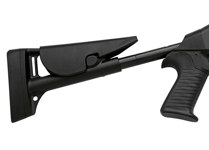 Гладкоствольное ружье BENELLI Moд. M4 BLACK TELESCOPIC (полуавтоматическое) калибра 12/76 — детальное фото