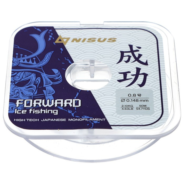 Леска NISUS Мод. FORWARD ICE Clear — зимняя леска, снасти и аксессуары для рыбалки | Алматы, Казахстан