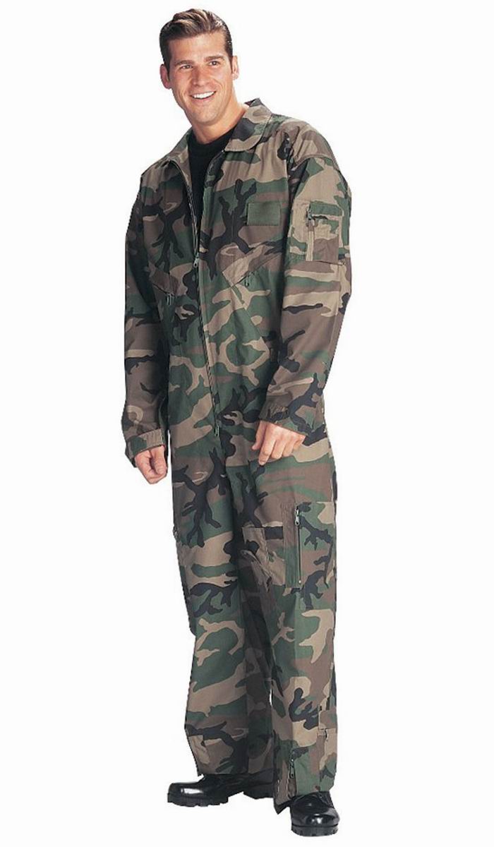 Комбинезон ROTHCO Мод. FLIGHT (Woodland Camo) — брюки и шорты для охоты, рыбалки и туризма | KORGAN.KZ