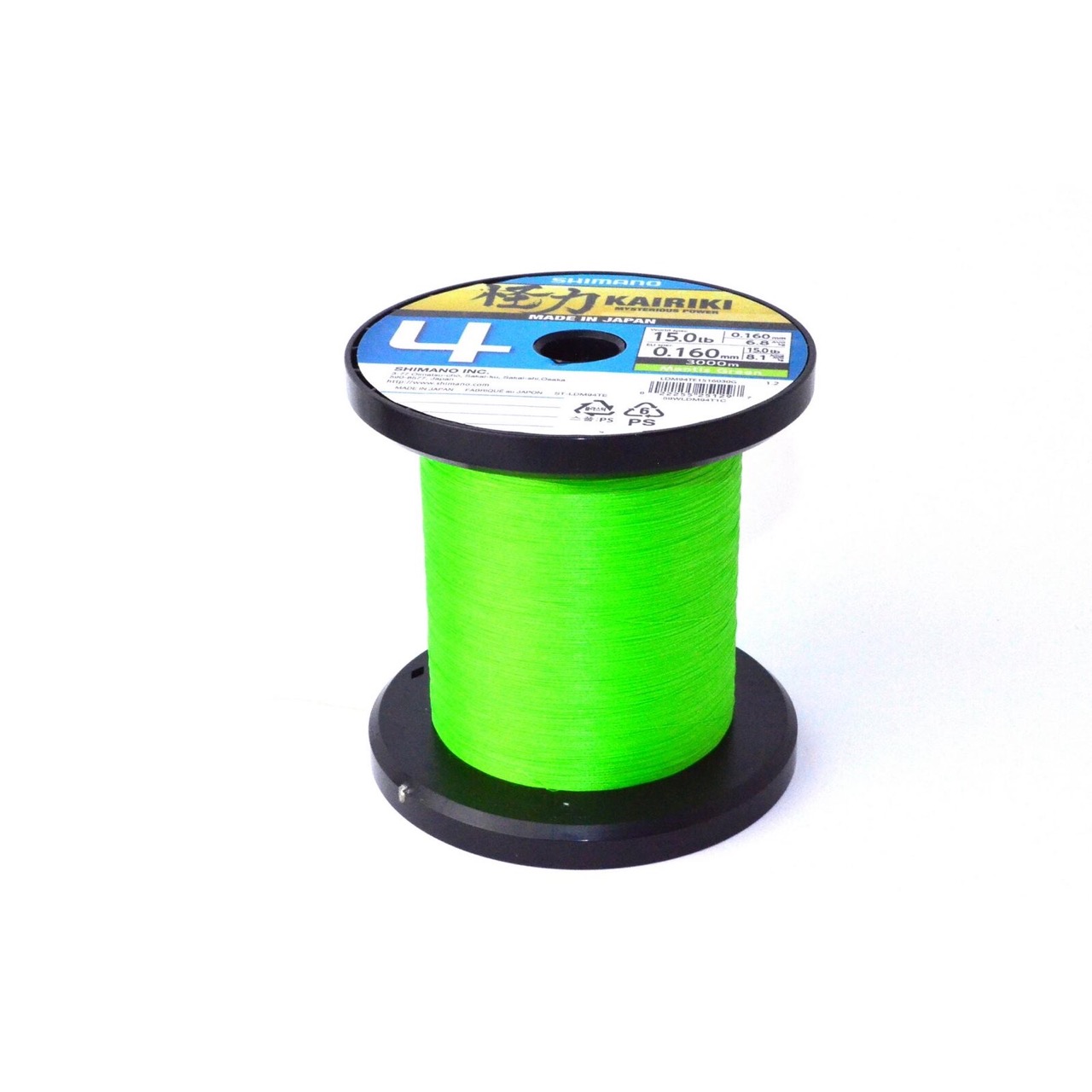 Шнур SHIMANO KAIRIKI 4 MANTIS GREEN — рыболовная леска, снасти и аксессуары | Алматы, Казахстан
