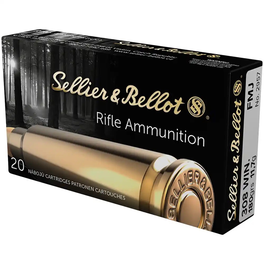 Купить Патрон для нарезного оружия S&B (.308 Win.)(FMJ-2957)(180grs)(11,7г) в Алматы | Казахстан | Корган Центр