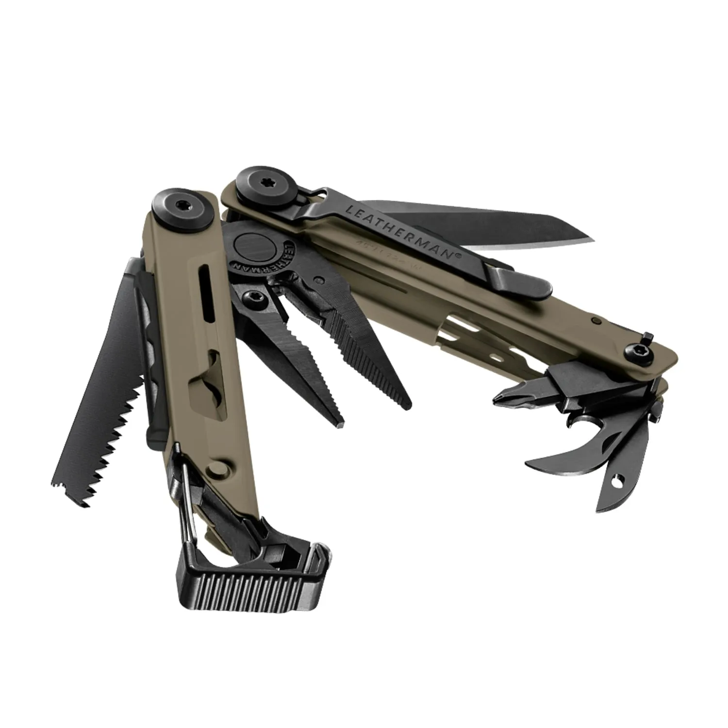 Мультиинструмент LEATHERMAN Мод. SIGNAL BLACK COYOTE TAN для охоты и туризма в Алматы, Казахстан