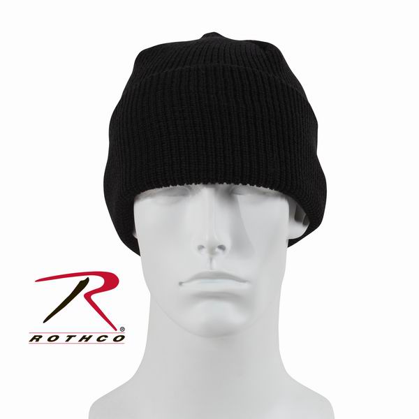 Шапочка ROTHCO Мод. GENUINE USN (100% wool)(Black) — головной убор для рыбалки, охоты и туризма | KORGAN.KZ