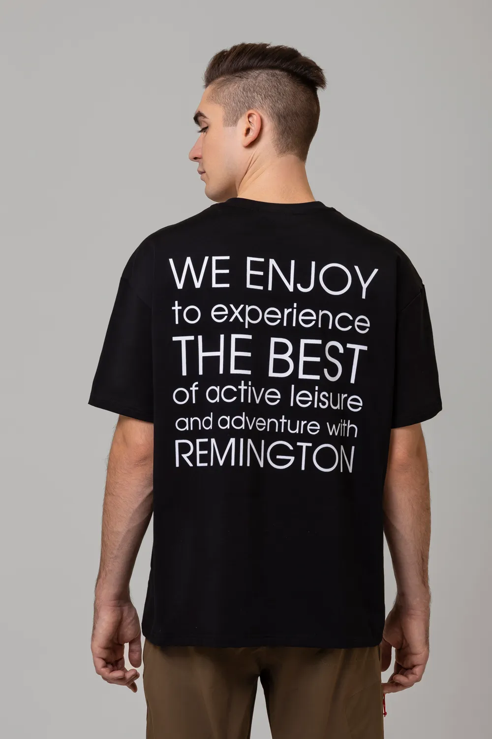 Футболка Remington Enjoy Black — одежда для охоты, рыбалки, туризма и города | KORGAN.KZ