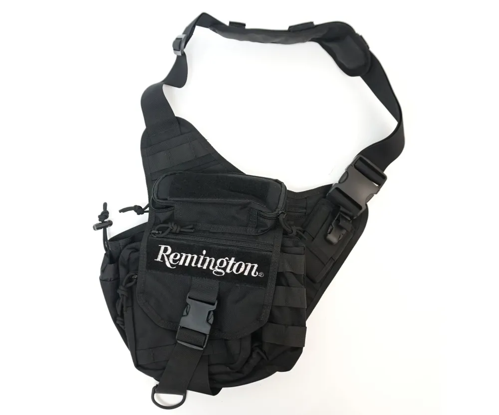 Тактическая сумка Remington черная, 5л, 30х30см —  Алматы, Казахстан