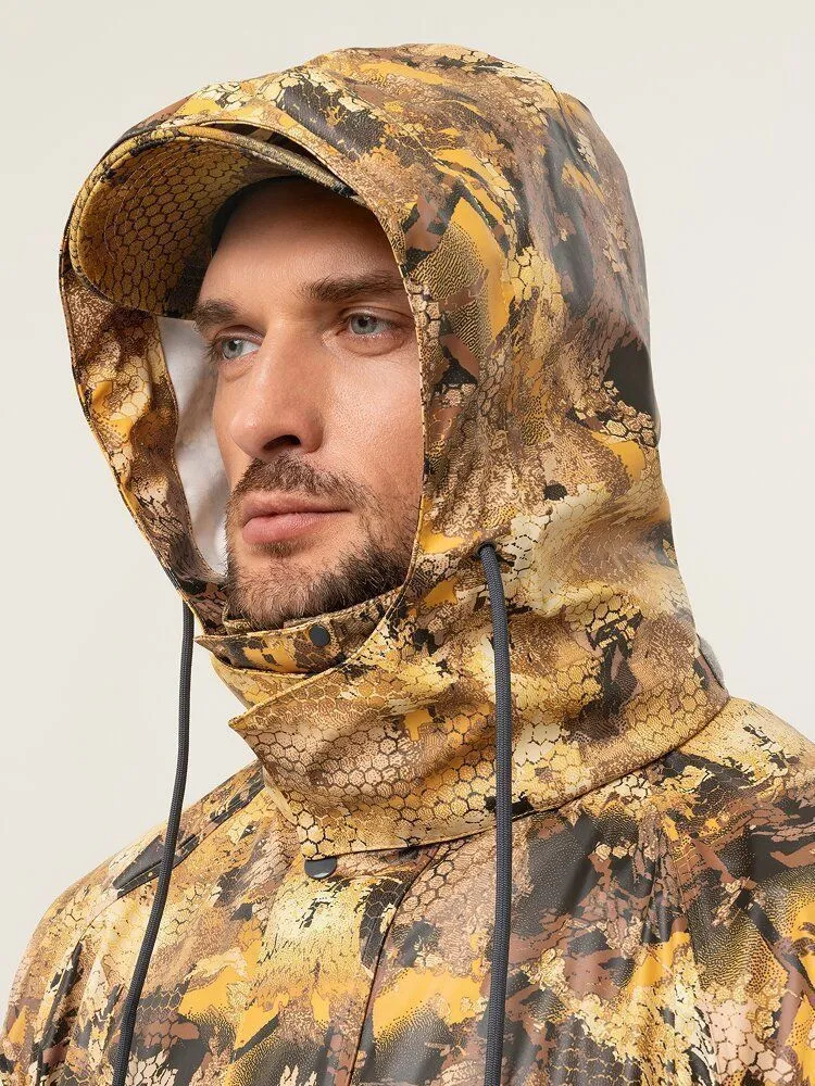 Плащ тент Remington New PU waterproof Yellow Waterfowl Honeycombs — куртки, жилеты, маскировочные костюмы, одежда для рыбалки и охоты | KORGAN Казахстан