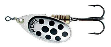 Блесна MEPPS AGLIA DECOREE (silver black dots) — купить Вертушки в Алматы | KORGAN
