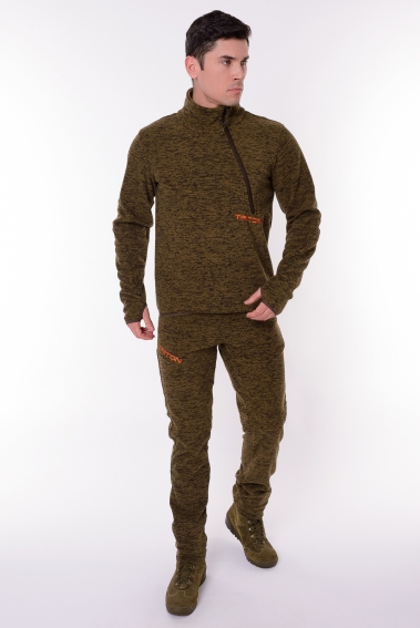 Костюм TRITON "SHOOTER" (тк. флис 250гр)(коричневый) — куртки, жилеты, маскировочные костюмы, одежда для рыбалки и охоты | KORGAN Казахстан