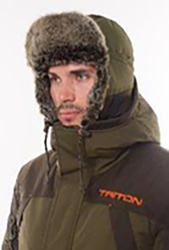 Шапка-ушанка TRITON "Winter storm" (тк.таслан)(хаки) р.XL — головной убор для рыбалки, охоты и туризма | KORGAN.KZ