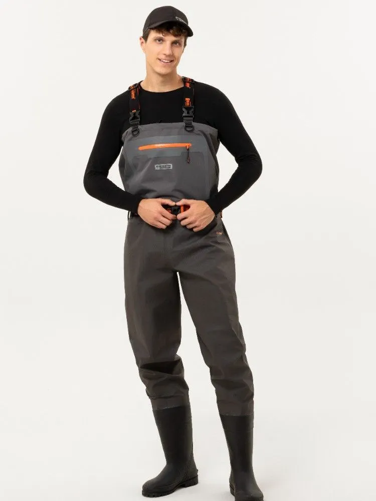Вейдерсы Remington Fishing with boots Royal Fish II Grey/Black — технические характеристики, материалы и назначение | KORGAN