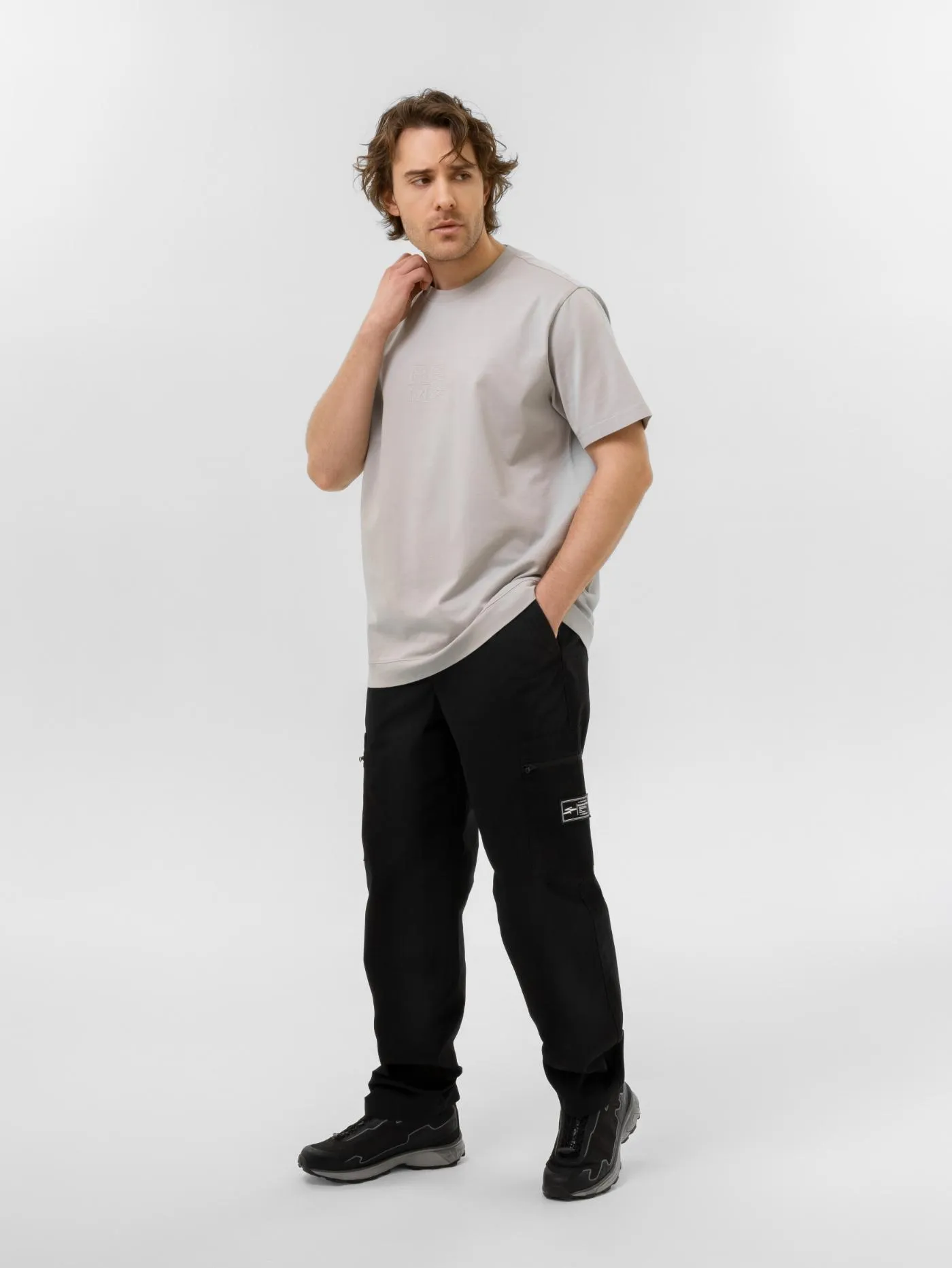 Футболка мужская Remington Casual REM Light Grey — одежда для охоты, рыбалки, туризма и города | KORGAN.KZ