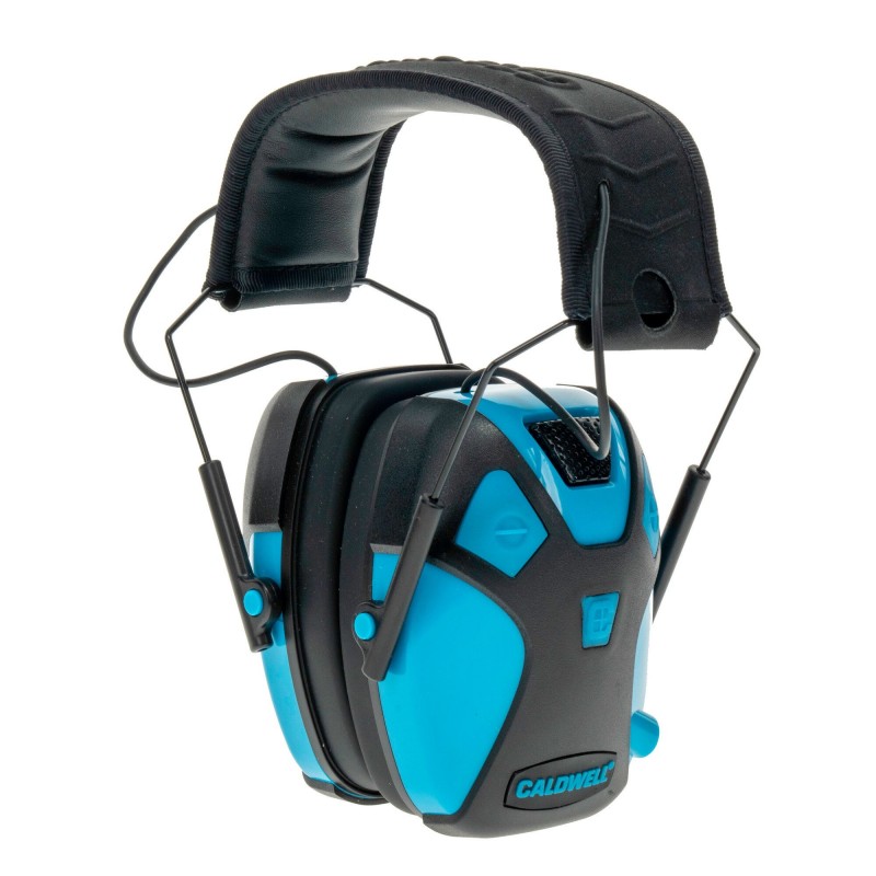 Наушники CALDWELL (активные) Мод. E-MAX PRO YOUTH NEON BLUE для охоты, рыбалки и спортивной стрельбы в Алматы, Казахстан