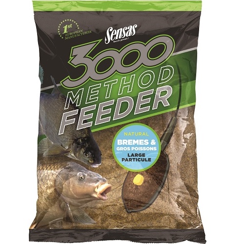 Прикормка SENSAS Мод. 3000 METHOD FEEDER BREAM&BIG FISH — приманка, снасти и аксессуары для рыбалки | Алматы, Казахстан