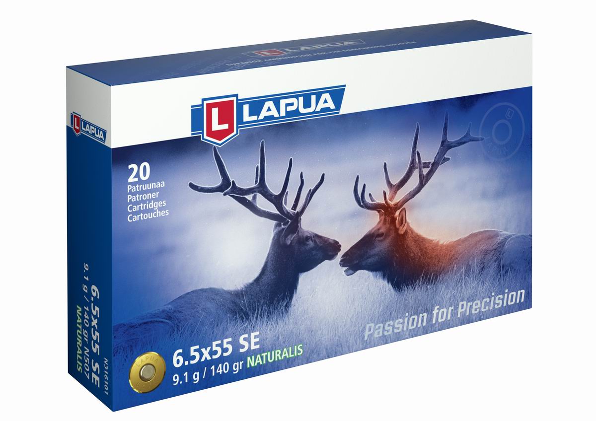 Купить Патрон для нарезного оружия LAPUA (6,5x55 SE) NATURALIS (N563)(140grs)(9,07г.) в Алматы | Казахстан | Корган Центр