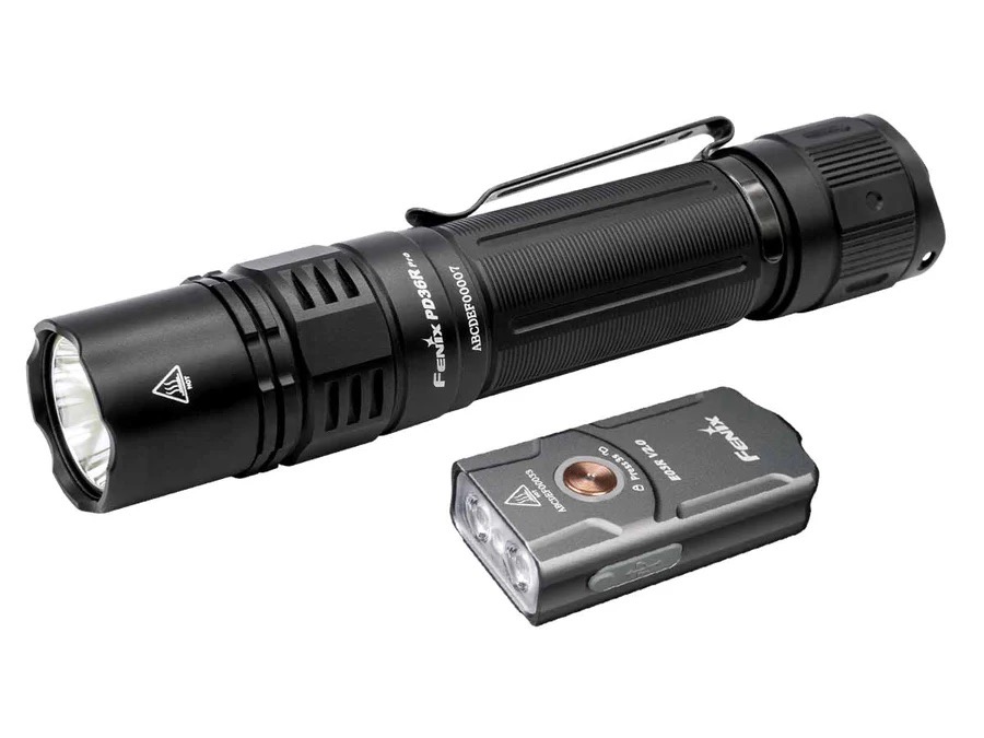 Фонарь FENIX Мод. PD36R PRO + Фонарь FENIX Мод. E03R V2.0 серый — фонарь fenix мод. pd36r pro + фонарь fenix мод. e03r v2.0 серый Алматы, Казахстан