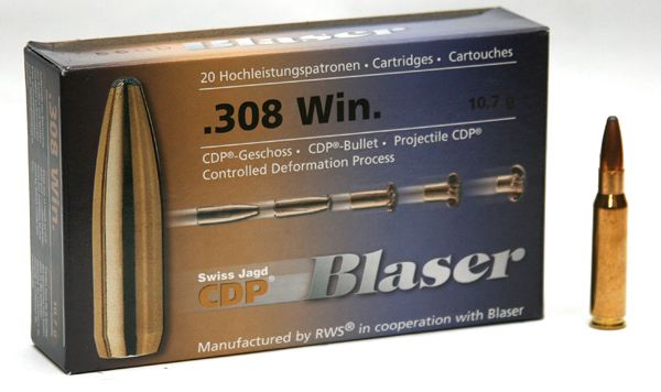 Купить Патрон для нарезного оружия BLASER (.308Win.) CDP (165grs)(10,69г.) в Алматы | Казахстан | Корган Центр