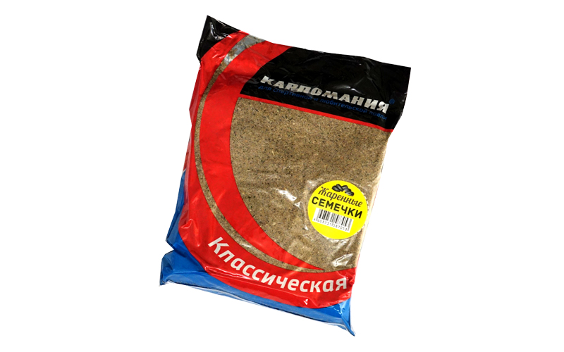 Прикормка КАРПОМАНИЯ КЛАССИЧЕСКАЯ (Жареные семечки)(750г.) — приманка, снасти и аксессуары для рыбалки | Алматы, Казахстан