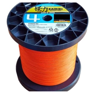 Шнур SHIMANO KAIRIKI 4 HI-VIS ORANGE — рыболовная леска, снасти и аксессуары | Алматы, Казахстан