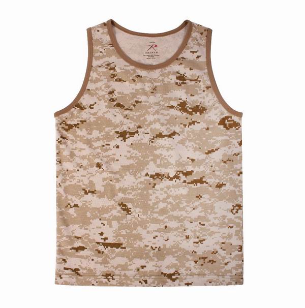 Майка ROTHCO Мод. TANK TOP (poly/cotton)(Desert Digital Camo) — одежда для охоты, рыбалки, туризма и города | KORGAN.KZ
