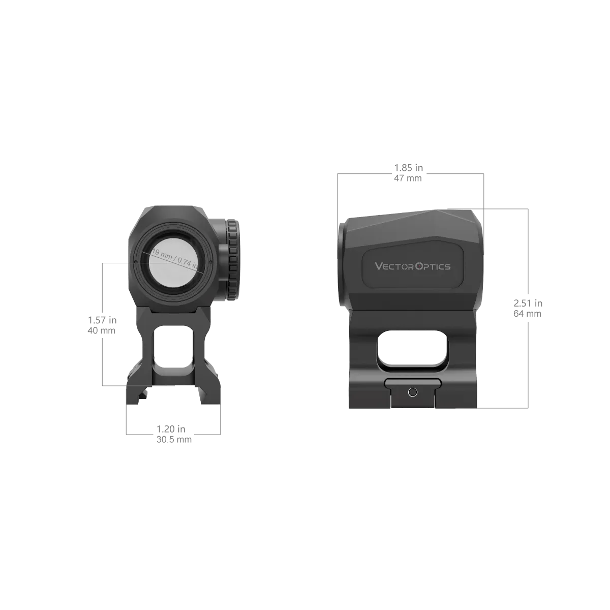 Коллиматорный прицел VECTOR OPTICS Мод. SCRAPPER MICRO 1x20 для охоты в Алматы, Казахстан