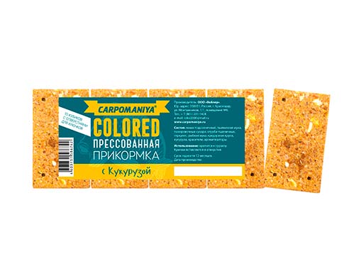 Прикормка прессованная КАРПОМАНИЯ (желтый)(с кукурузой)(кубики)(10шт.) — приманка, снасти и аксессуары для рыбалки | Алматы, Казахстан