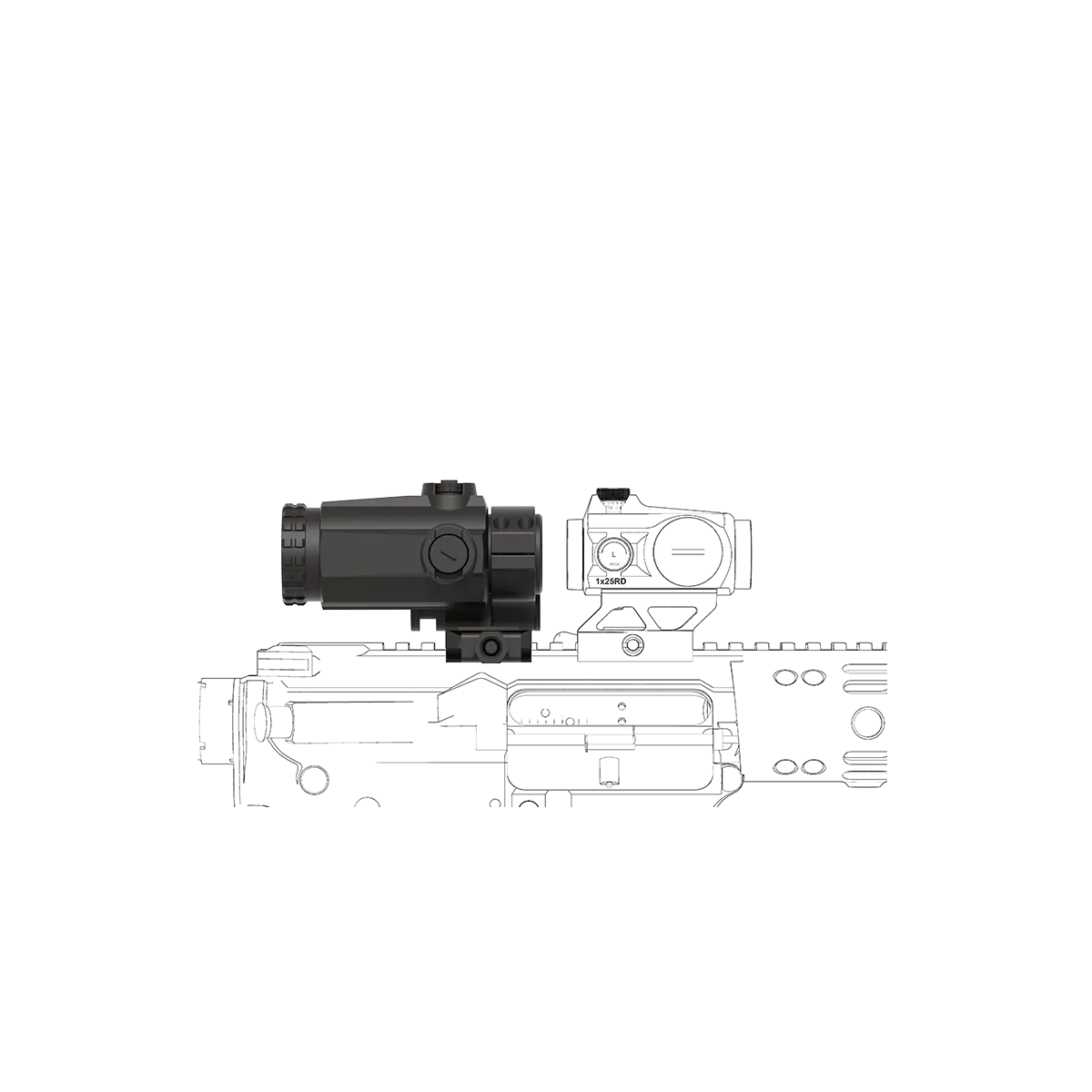Увеличитель VECTOR OPTICS Мод. MAVERICK-III 3x22 для охоты в Алматы, Казахстан