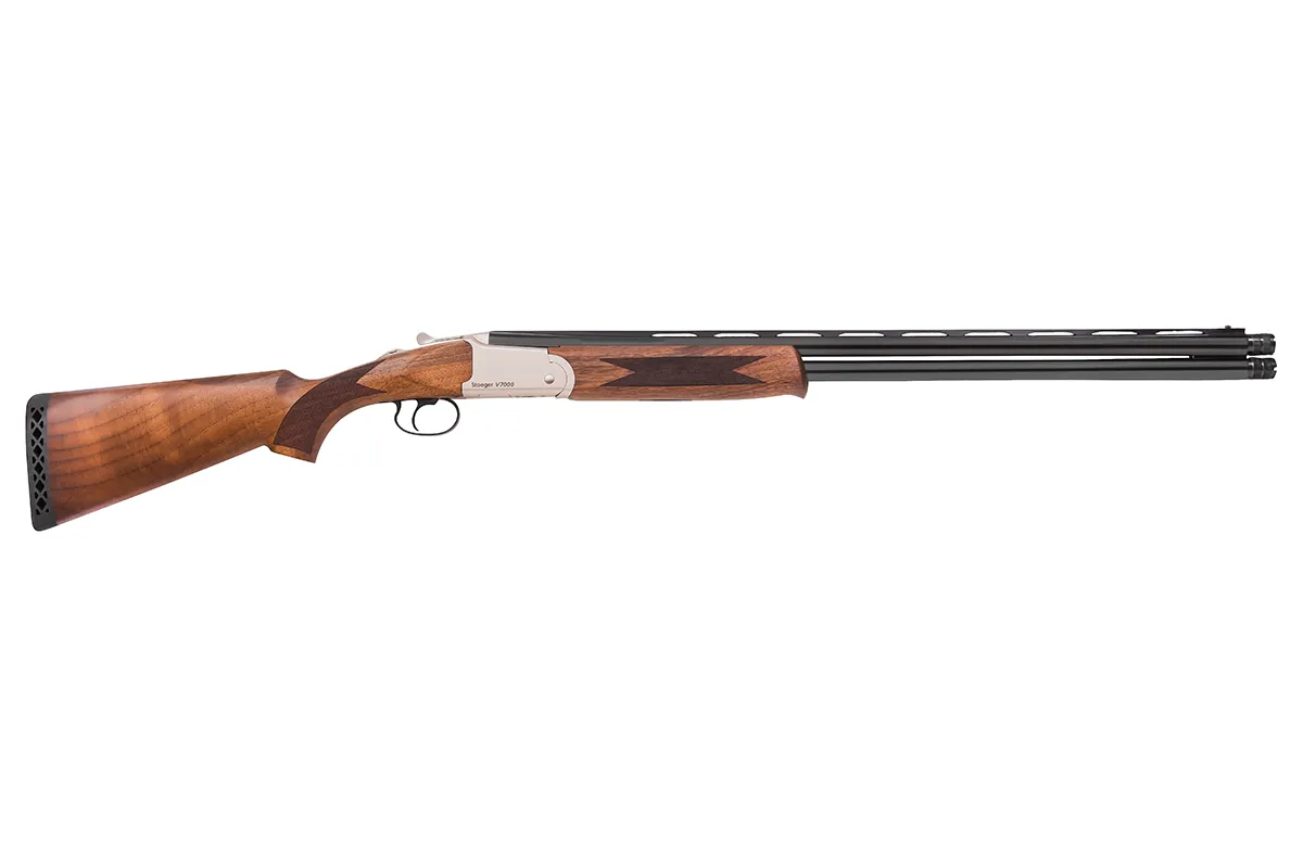 Гладкоствольное ружье STOEGER Мод. V7000 WOOD NICKEL R-ALU  (двуствольное) калибра 12/76 — детальное фото