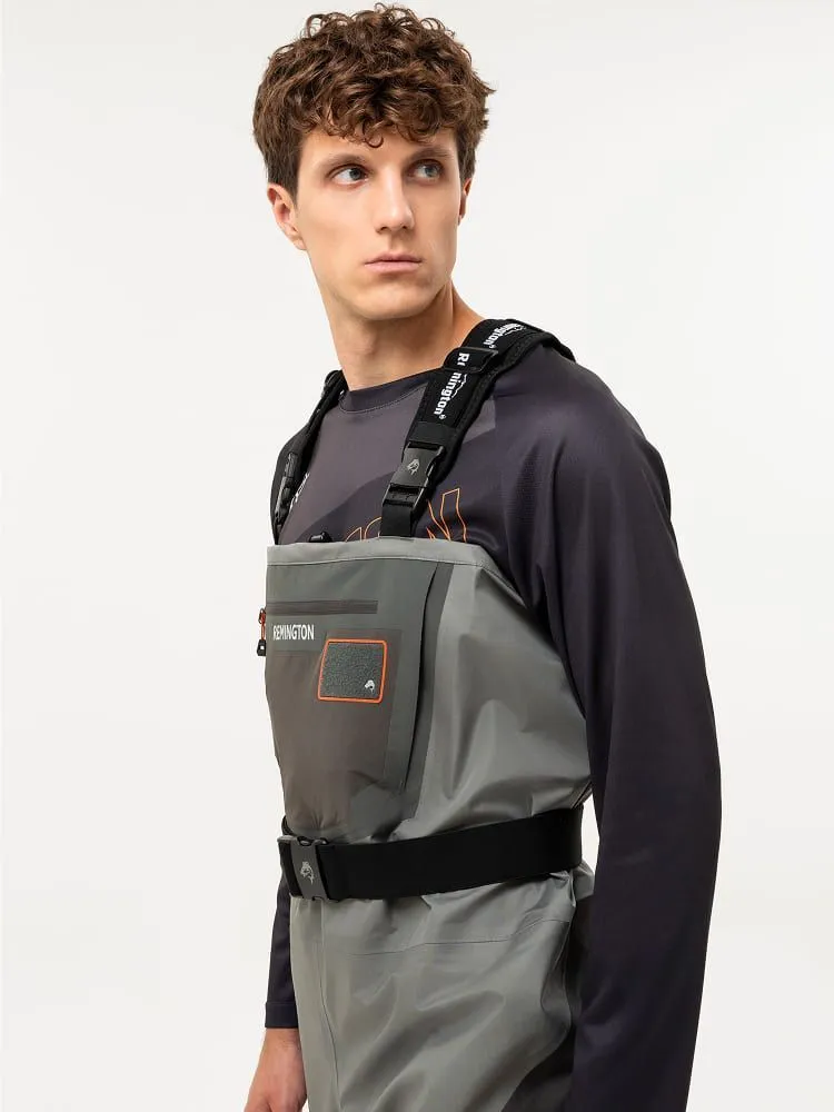 Вейдерсы забродные Remington  Fishing  Rivers Black/Grey — технические характеристики, материалы и назначение | KORGAN