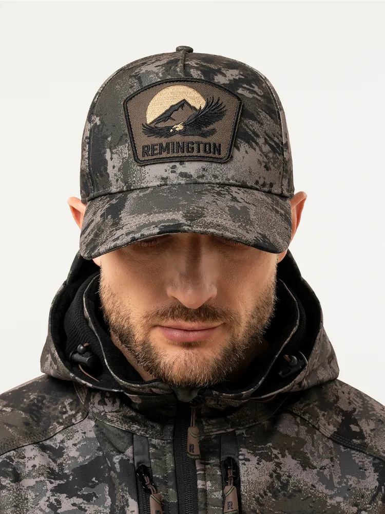 Кепка Remington Baseball Cap Black Camo one size — головной убор для рыбалки, охоты и туризма | KORGAN.KZ