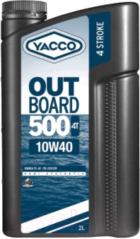 Масло моторное YACCO Мод. OUTBOARD 500 4T 25W40 - API SM — рыболовные и охотничьи товары в Алматы | KORGAN.KZ