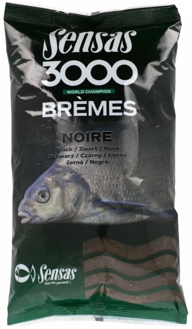Прикормка SENSAS Мод. 3000 SUPER BREMES NOIR — приманка, снасти и аксессуары для рыбалки | Алматы, Казахстан