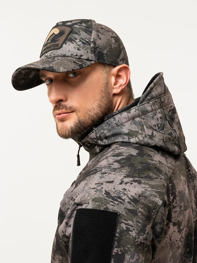 Кепка Remington Baseball Cap Black Camo one size — головной убор для рыбалки, охоты и туризма | KORGAN.KZ