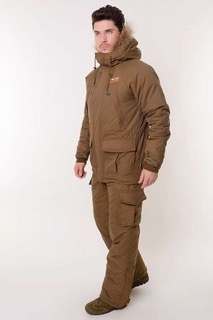 Костюм зимний TRITON "Хантер PRO" -45°C (тк.твил)(коричневый) — куртки, жилеты, маскировочные костюмы, одежда для рыбалки и охоты | KORGAN Казахстан