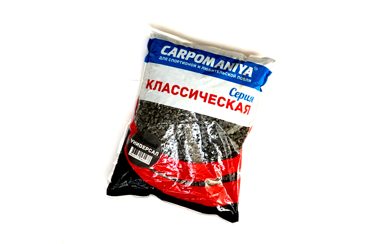 Прикормка КАРПОМАНИЯ КЛАССИЧЕСКАЯ (Универсал черный)(750г.) — приманка, снасти и аксессуары для рыбалки | Алматы, Казахстан