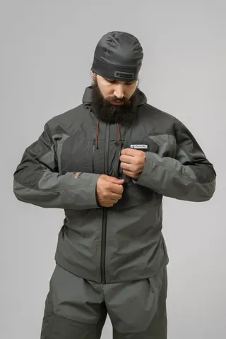 Куртка забродная Remington  Fishing  Rivers Black/Grey — куртки, жилеты, маскировочные костюмы, одежда для рыбалки и охоты | KORGAN Казахстан