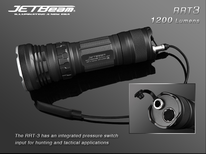 Фонарь JETBEAM Мод. Raptor RRT-3 Black — фонарь jetbeam мод. raptor rrt-3 black Алматы, Казахстан
