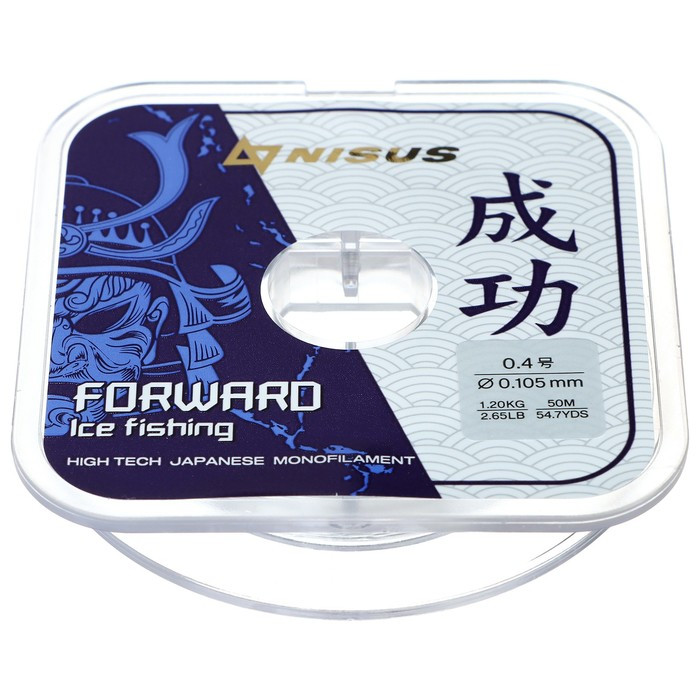 Леска NISUS Мод. FORWARD ICE Clear — зимняя леска, снасти и аксессуары для рыбалки | Алматы, Казахстан