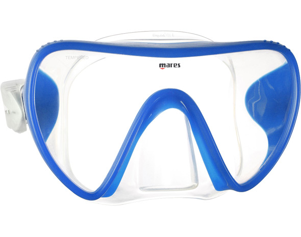 Маска MARES Мод. FRAMELESS-LIQUIDSKIN CLEAR/BLUE — рыболовные и охотничьи товары в Алматы | KORGAN.KZ