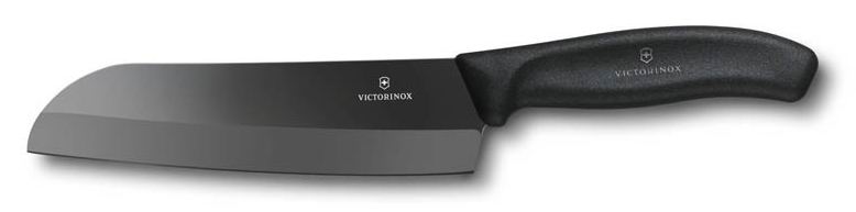Кухонный нож VICTORINOX Мод. CERAMIC SANTOKU BLACK #7.2533.17G для кухни в Алматы, Казахстан