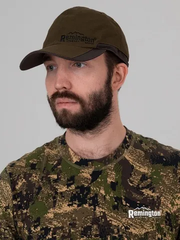 Кепка двусторонняя Remington Signal green/orange — головной убор для рыбалки, охоты и туризма | KORGAN.KZ