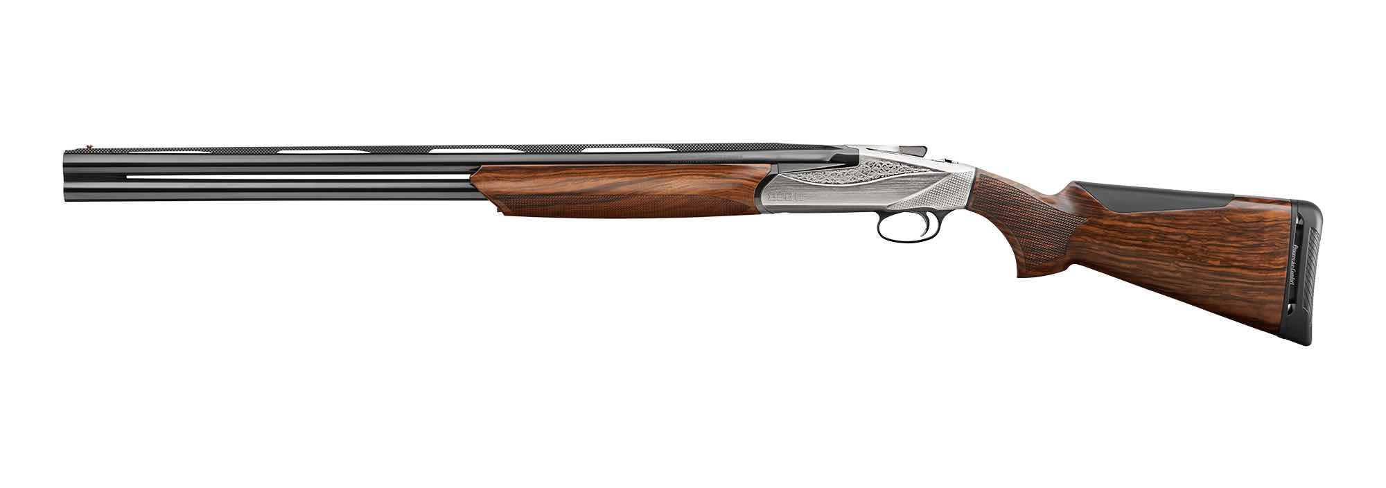 Гладкоствольное ружье BENELLI Мод. 828U SILVER WOOD P-COMFORT POWERBORE CRIO LH (двуствольное) калибра 12/76 — детальное фото