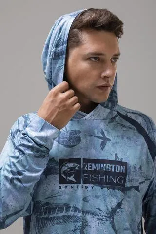 Футболка (джерси)  Remington Fishing Вreeze Вlue — одежда для охоты, рыбалки, туризма и города | KORGAN.KZ