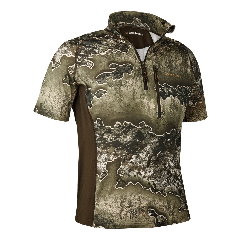 Футболка DEERHUNTER-EXCAPE INSULATED ZIP-NECK (REALTREE EXCAPE) — одежда для охоты, рыбалки, туризма и города | KORGAN.KZ