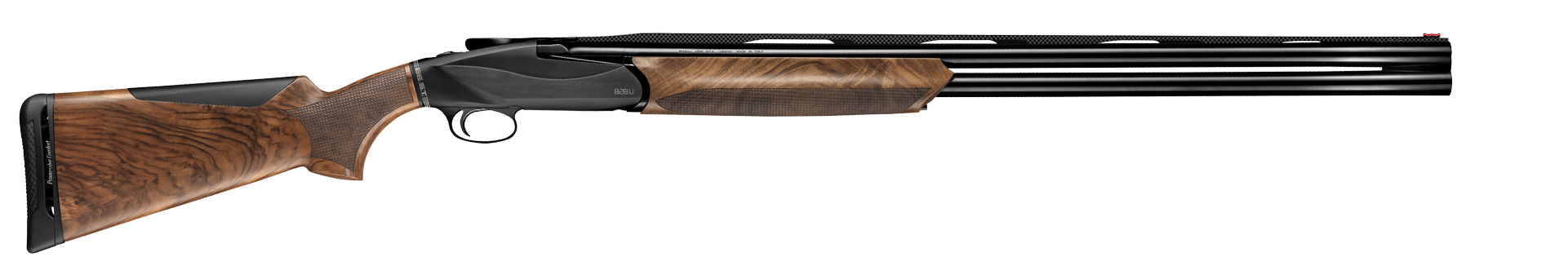 Гладкоствольное ружье BENELLI Мод. 828U BE.S.T. A.I. STEEL BLACK WOOD P-COMFORT CRIO  (двуствольное) калибра 12/76 — детальное фото