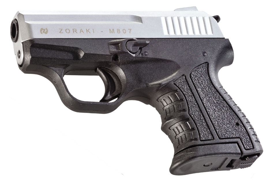 Газовый пистолет ZORAKI Мод. M807-TD MATTE CHROME (к.-бр: 8мм P.A.)(7-зарядный) — купить газовые пистолеты в Алматы | Доставка по Казахстану