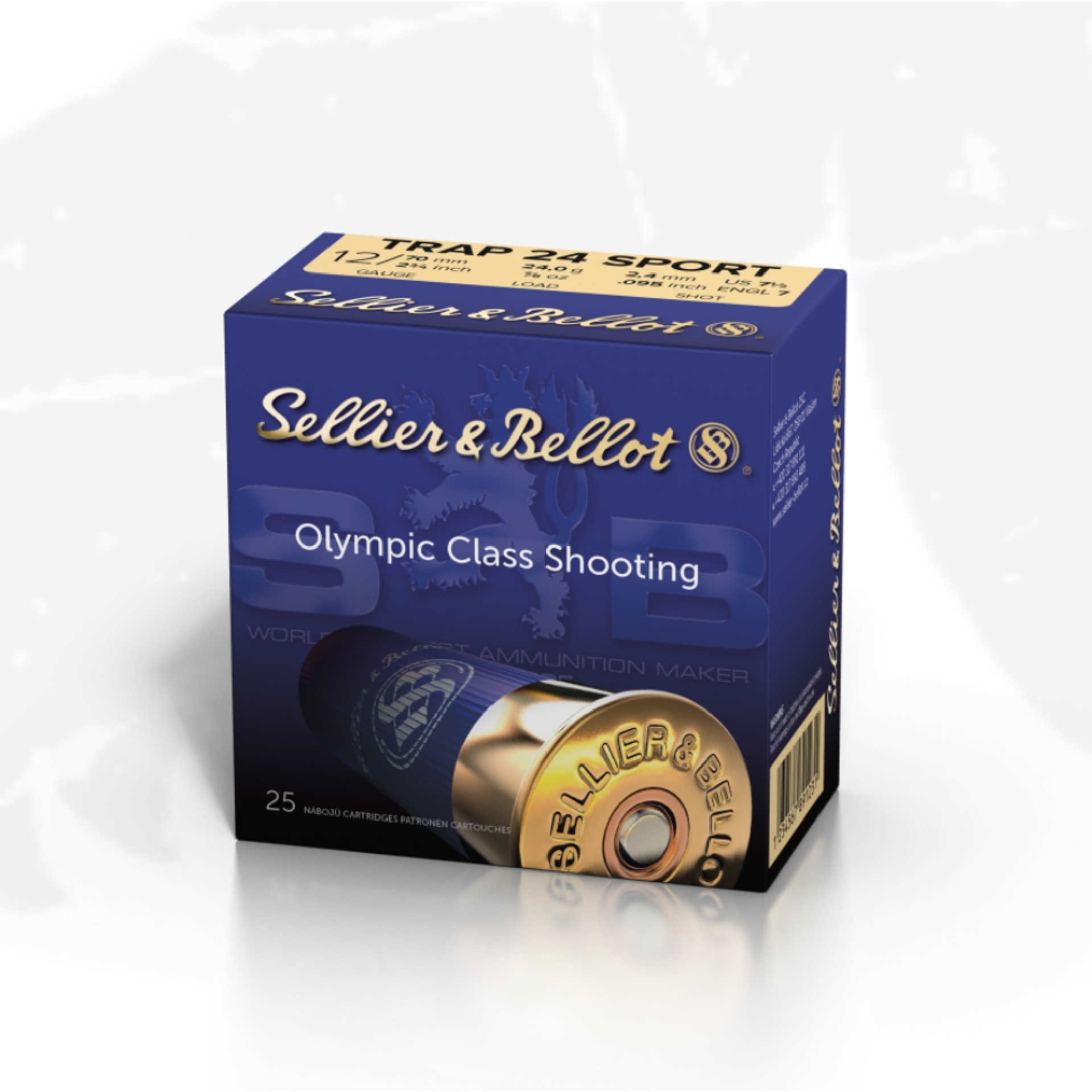  Патрон для гладкоствольного оружия S&B TRAP SPORT (12/70)(24г)(№7,5)(2,4мм) в Алматы | Казахстан | Корган Центр | KORGAN