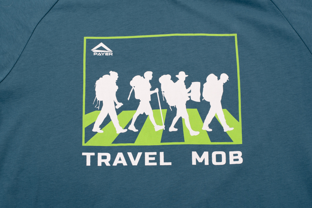 Футболка NOVATEX PAYER Travel Mob (Трэвел моб)(тк.хлопок)(синий океан) — одежда для охоты, рыбалки, туризма и города | KORGAN.KZ