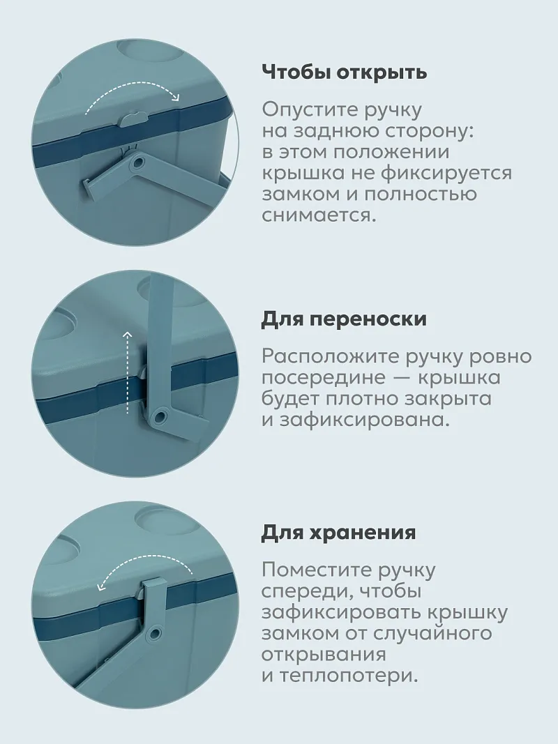 Изотермический контейнер тм "Арктика", 26 л, арт. 2200-26 — портативный холодильник или кулер для кемпинга в Алматы
