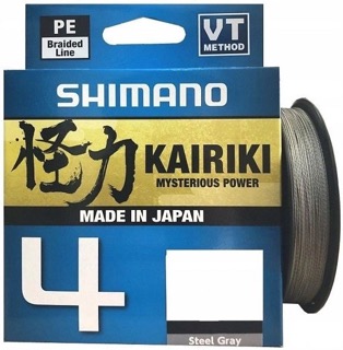 Шнур SHIMANO KAIRIKI 4 STEEL GREY — рыболовная леска, снасти и аксессуары | Алматы, Казахстан
